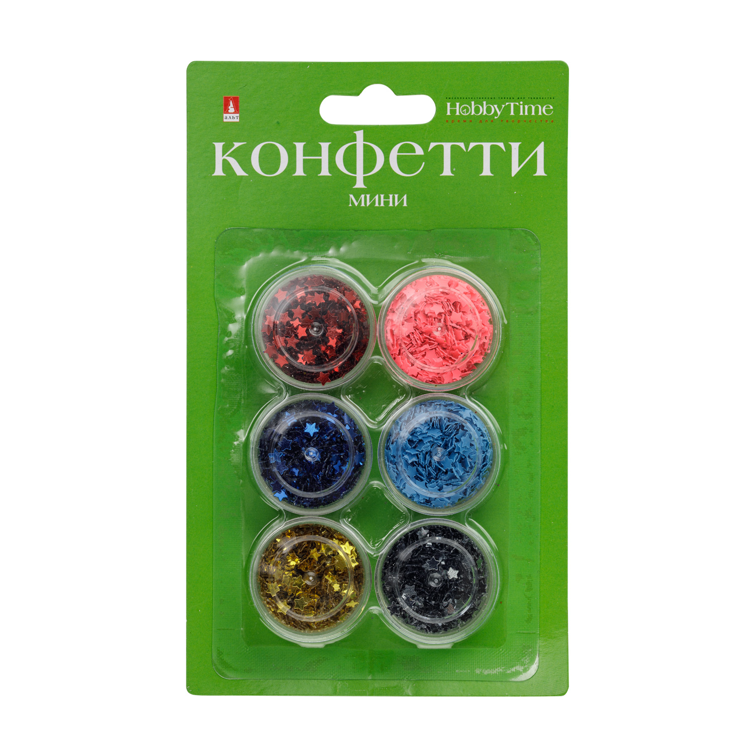 

Мини конфетти для декора "ЗВЕЗДОЧКИ" 4ММ, ( 6 ЦВЕТОВ ), в ассортименте, Разноцветный