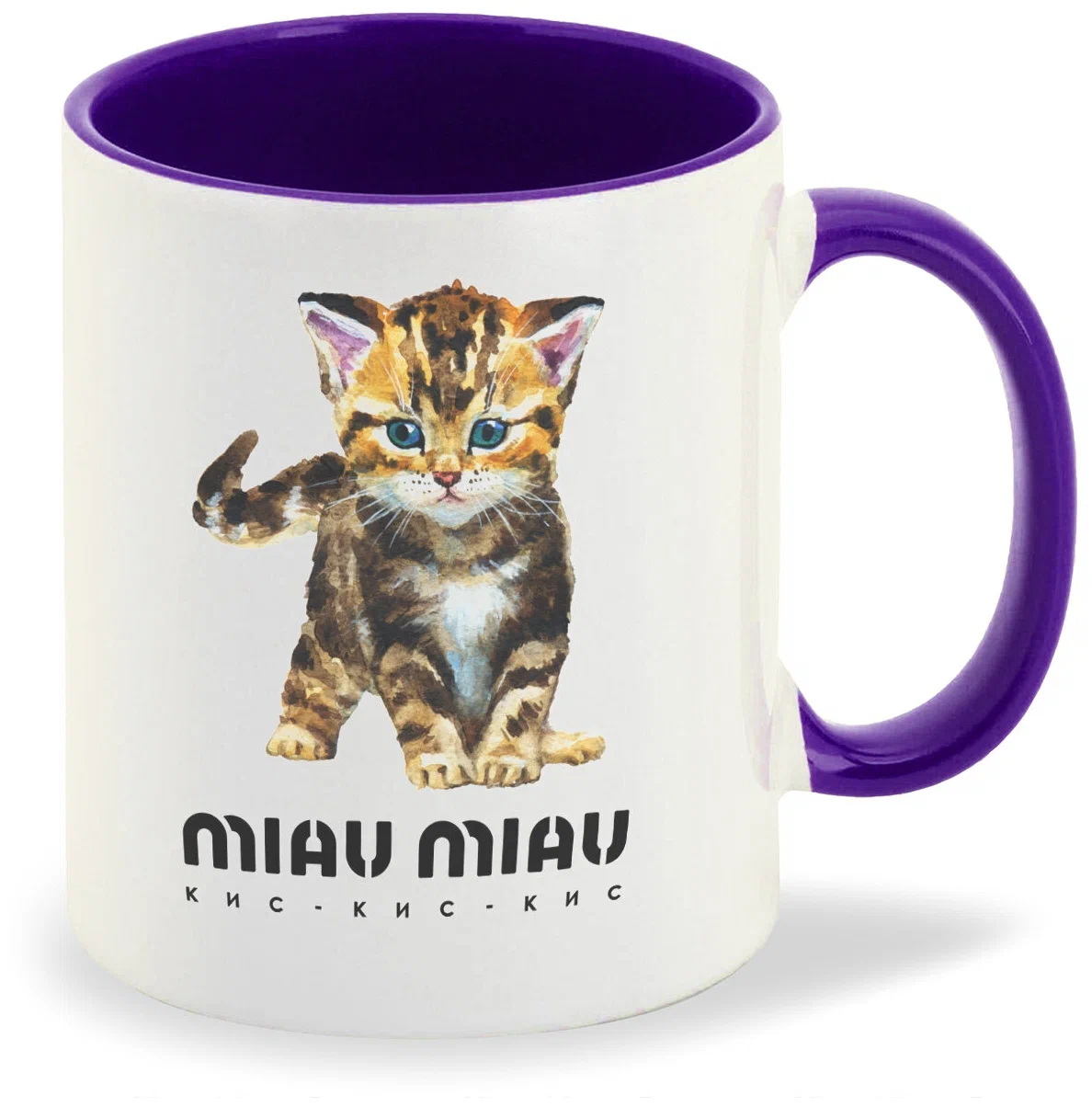 

Кружка CoolPodarok Miau Miau Кмскискис