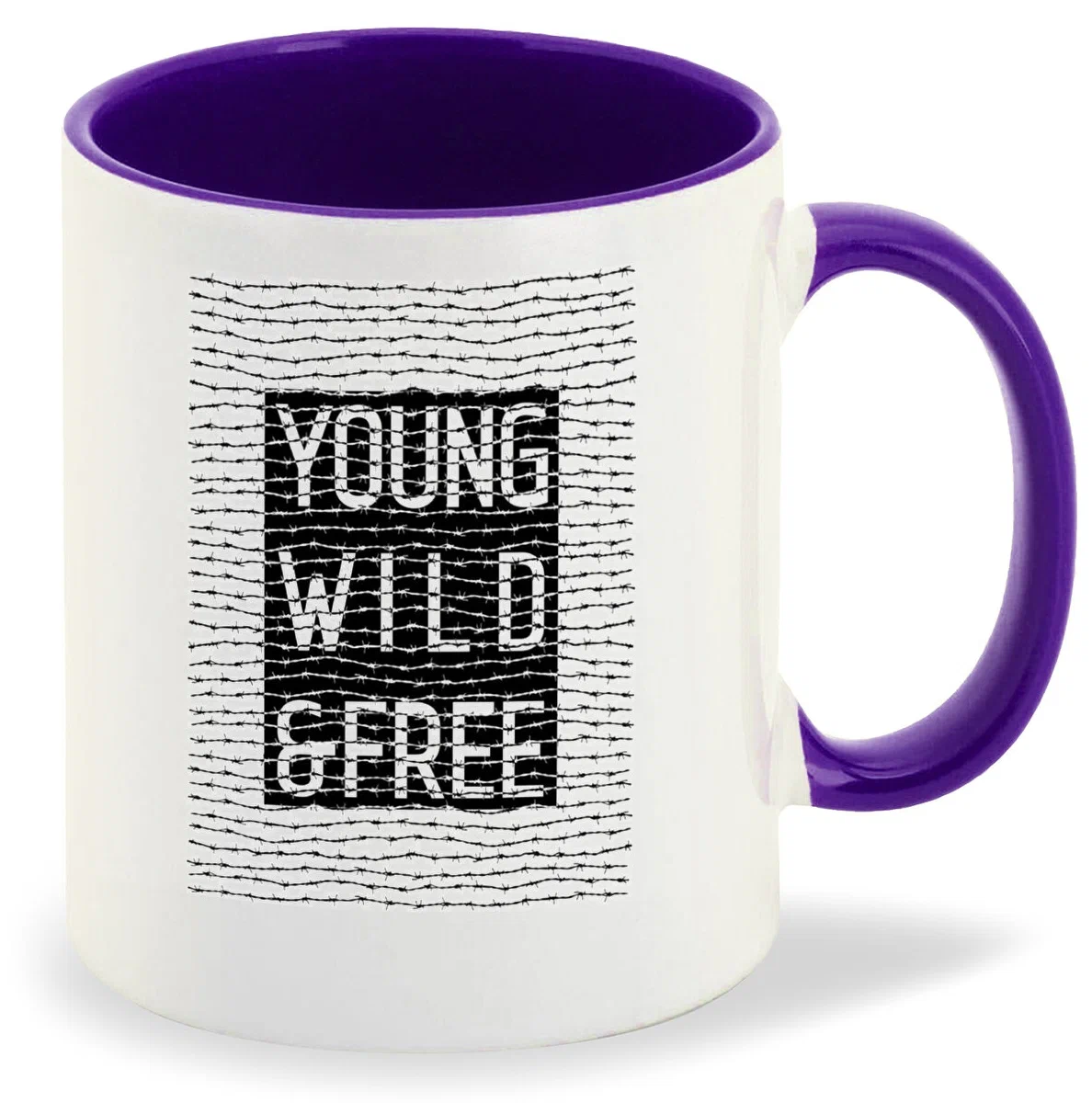 

Кружка CoolPodarok Young wild and free