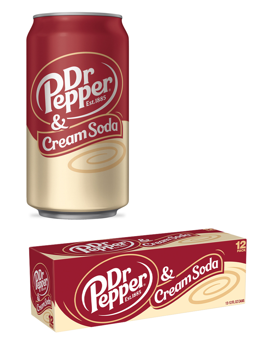 Напиток газированный Dr.Pepper  Cream Soda (Крем Сода) 355 мл/12