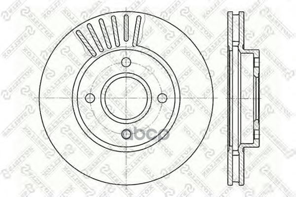 

Тормозной диск Stellox 60202533VSX