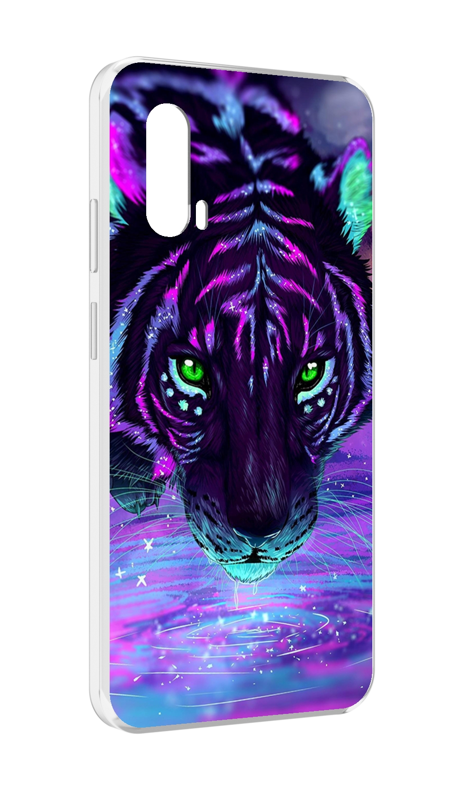 

Чехол MyPads Тигр-неон для Blackview BV7100, Прозрачный, Tocco