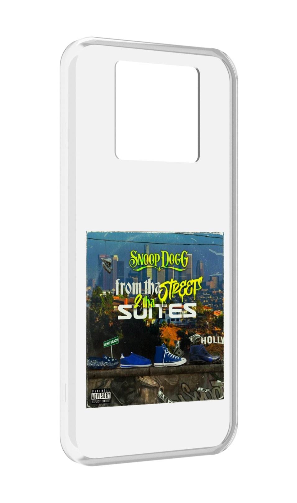 

Чехол Mypads Snoop Dogg From The Street 2 Tha Suites Для Black Shark 3 5G/Black Shark 3S, Прозрачный, Tocco