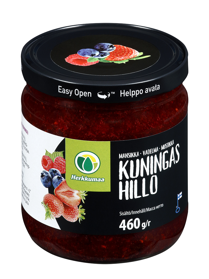 

Джем Herkkumaa Королевский клубника-малина-черника 460 г