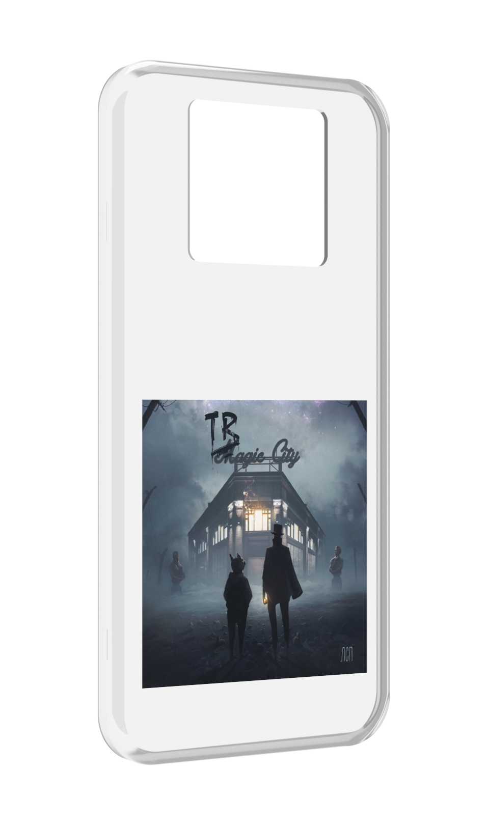 

Чехол MyPads Tragic City ЛСП для Black Shark 3 5G / Black Shark 3S, Прозрачный, Tocco