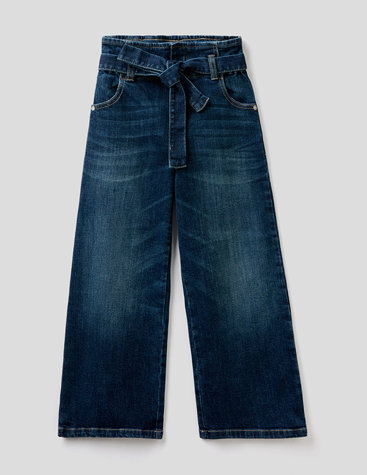 

Джинсы для девочек Benetton цв. синий р.110, 21A_4ONT55FW0
