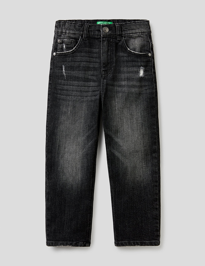 

Джинсы для мальчиков Benetton цв. черный р.116, 21A_4ONT57PI0