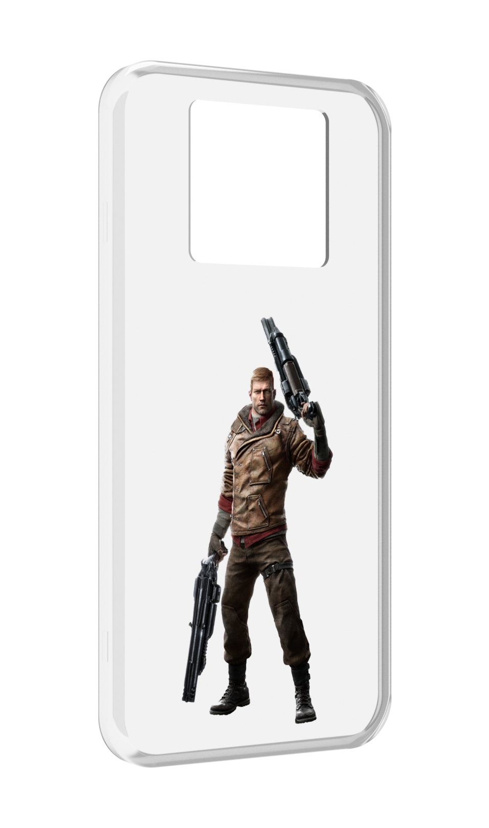 

Чехол MyPads Wolfenstein для Black Shark 3 5G / Black Shark 3S, Прозрачный, Tocco