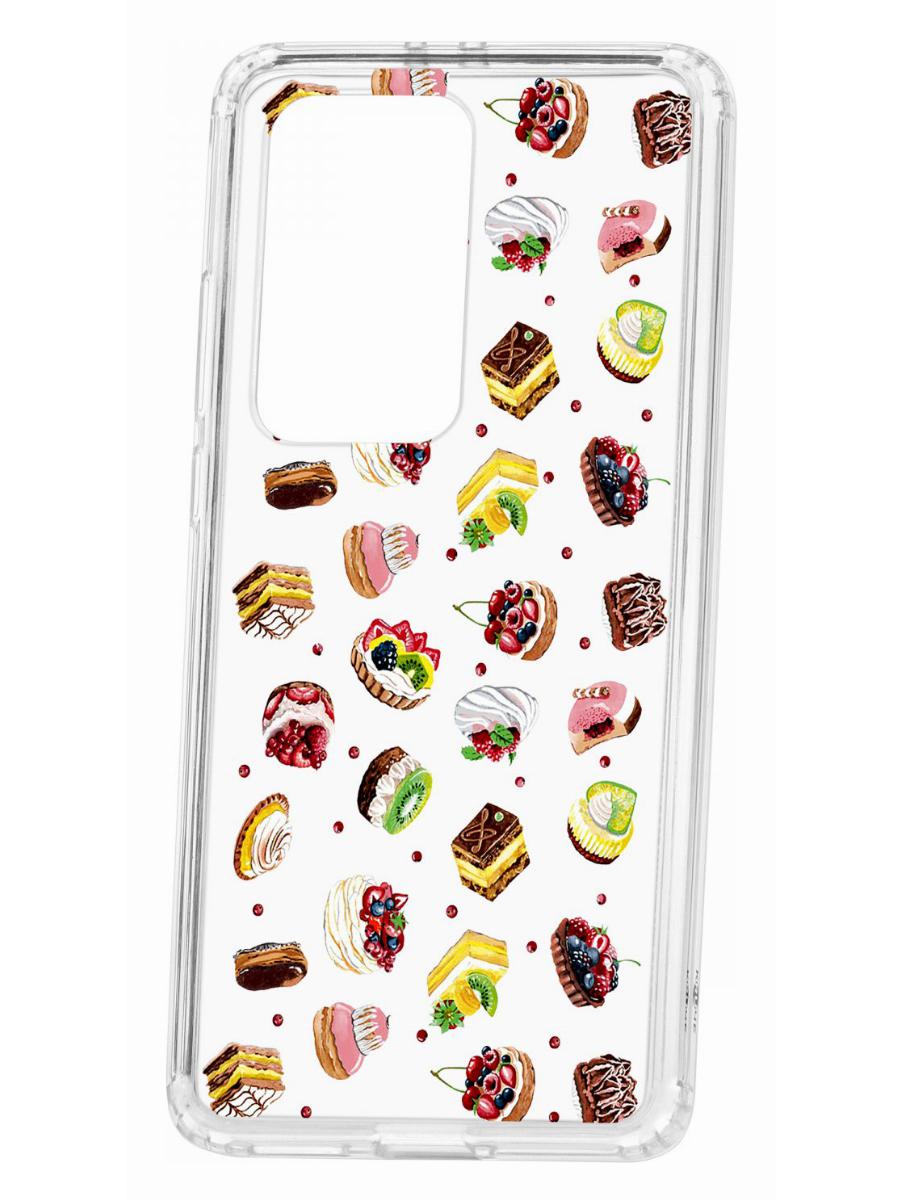 фото Чехол для huawei p40 pro+ kruche print cake кruче