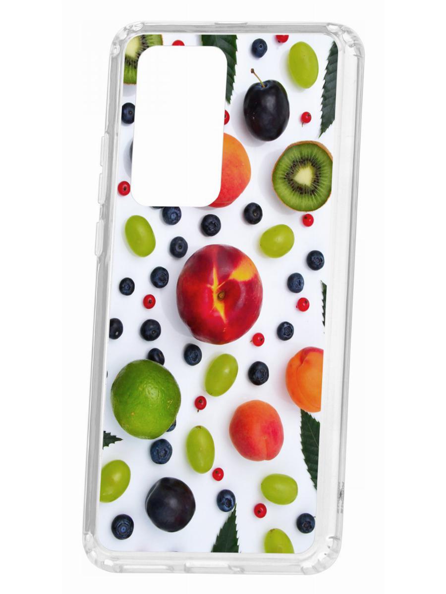 фото Чехол для huawei p40 pro kruche print fruits кruче