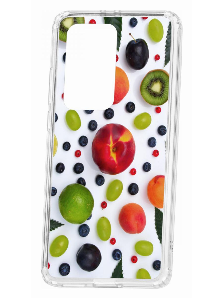 

Чехол для Huawei P40 Pro+ Kruche Print Fruits