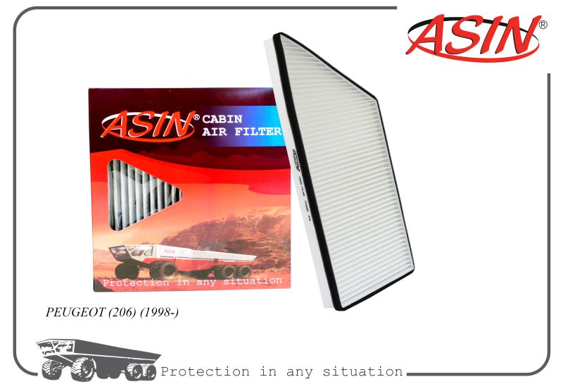 

Фильтр салонный 6447.AZ ASIN.FC2885 ASIN для PEUGEOT 206 1998-, ASIN.FC2885