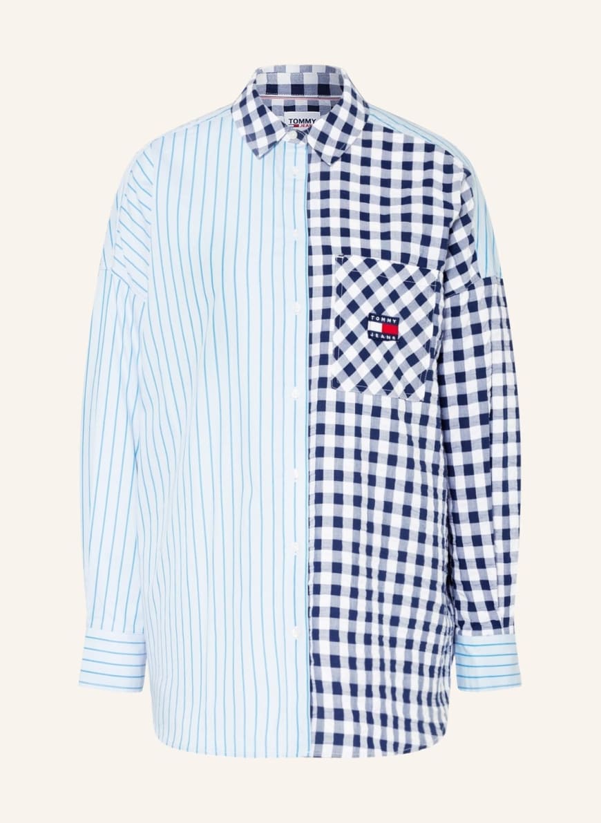 

Рубашка женская Tommy Jeans 1001291967 синяя S, 1001291967