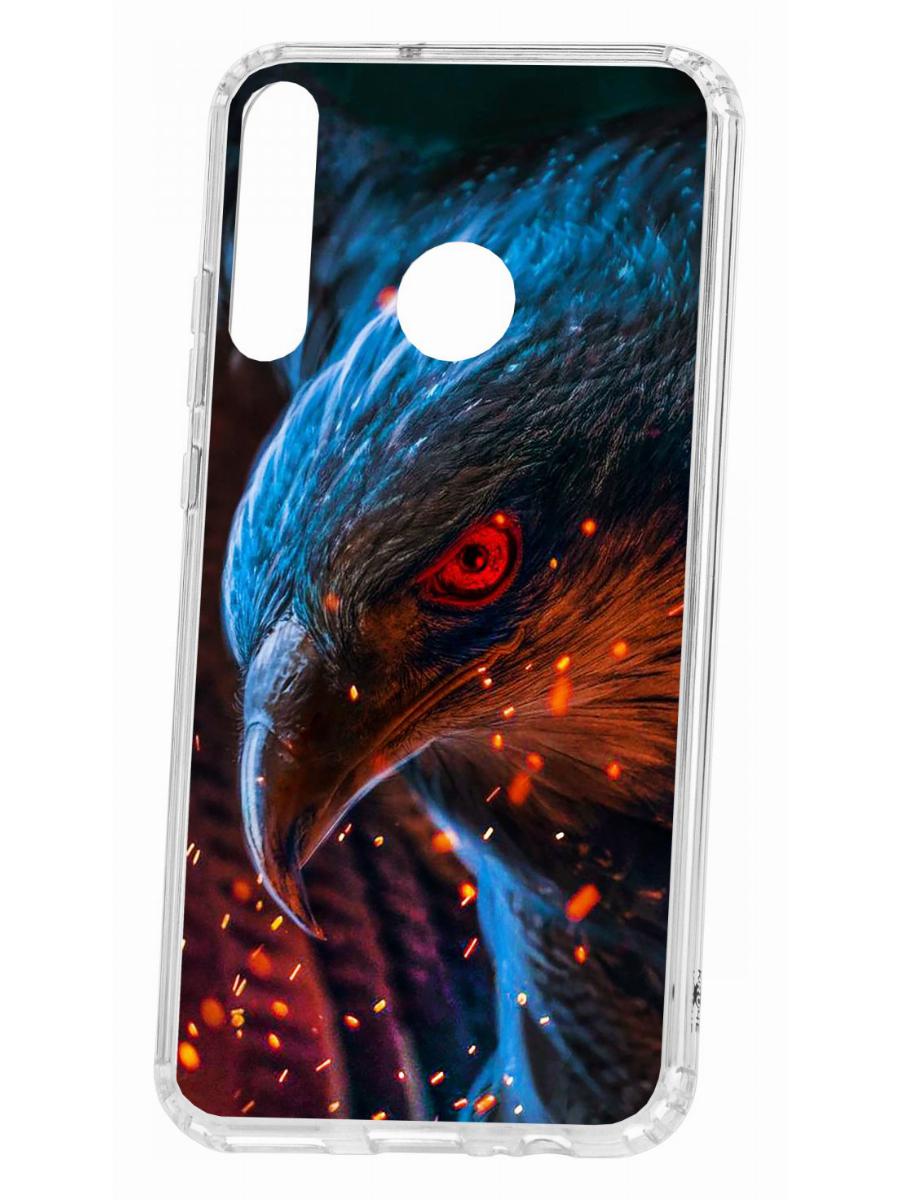 фото Чехол для huawei p40 lite e kruche print орел кruче