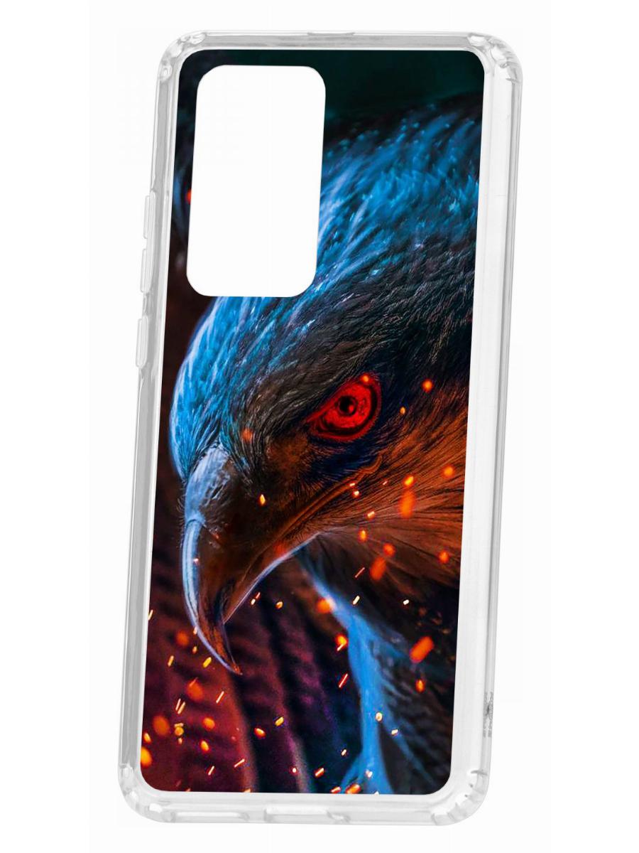 фото Чехол для huawei p40 pro kruche print орел кruче