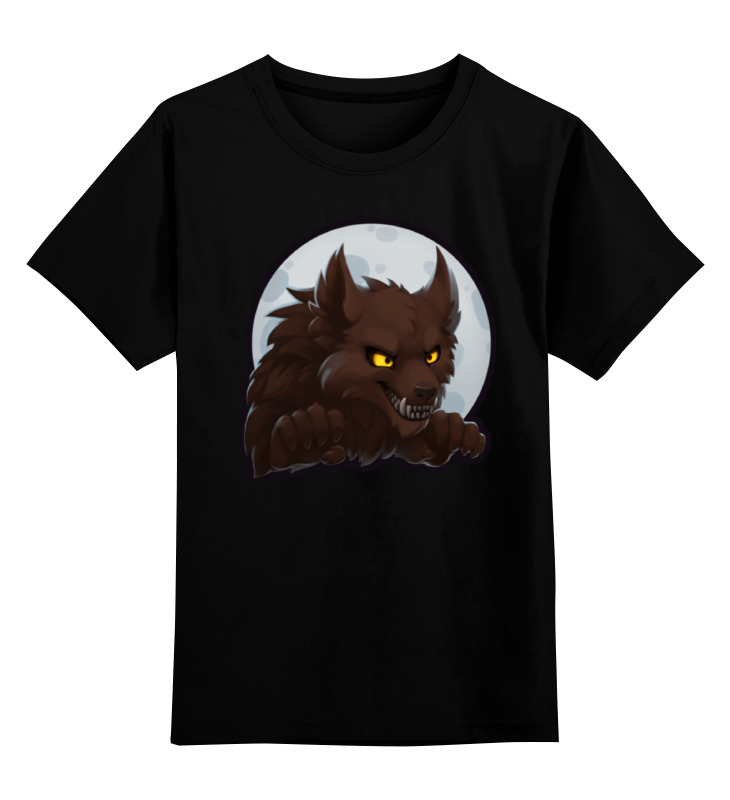 

Футболка детская Printio Werewolf цв. черный р. 140, Werewolf