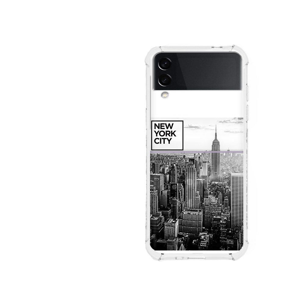 

Чехол MyPads Tocco для Samsung Galaxy Z Flip 3 черно белый ньюерк (PT226934.584.686), Прозрачный, Tocco