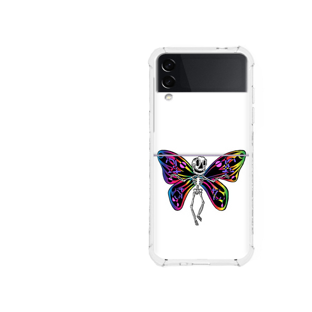 

Чехол MyPads Tocco для Samsung Galaxy Z Flip 3 эффект бабочки (PT226934.584.701), Прозрачный, Tocco