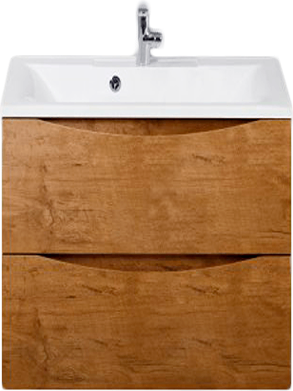 

Тумба с раковиной BelBagno Marino 80 RN BB800/450-LV-MR-PR, Коричневый, MARINO-800-2C-SO-RN-P+BB800/450-LV-MR-PR