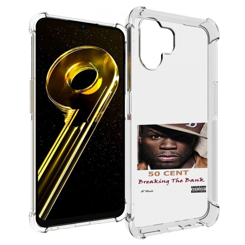 

Чехол бампер MyPads 50 Cent - Breaking The Bank для Realme 10 5G..., Прозрачный, Tocco