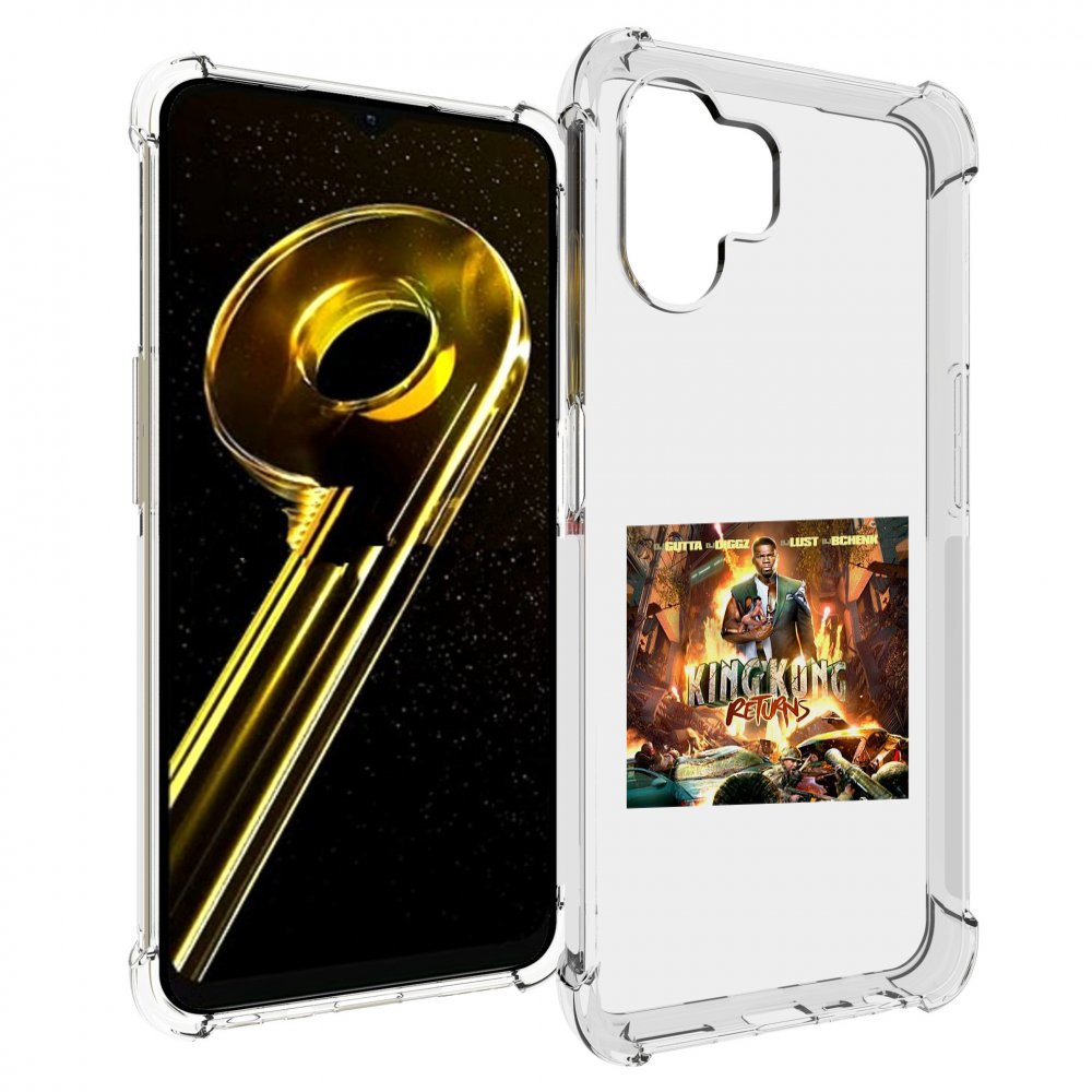 

Чехол бампер MyPads 50 Cent - King Kong Returns для Realme 10 5G..., Прозрачный, Tocco