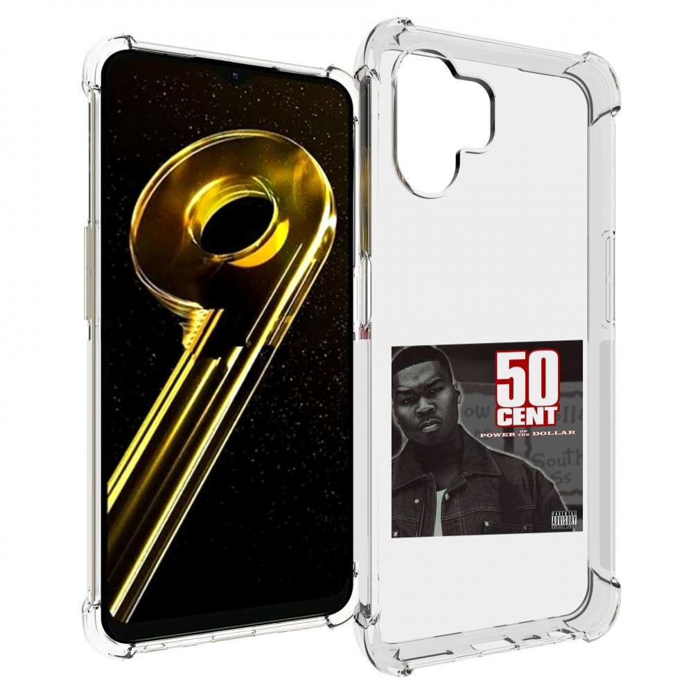 

Чехол бампер MyPads 50 Cent - Power Of The Dollar для Realme 10 ..., Прозрачный, Tocco