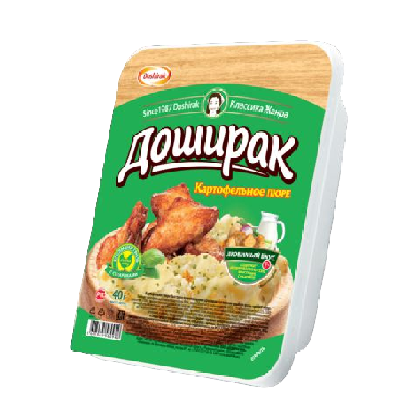 

Пюре картофельное Доширак с крылышками гриль, 40 г