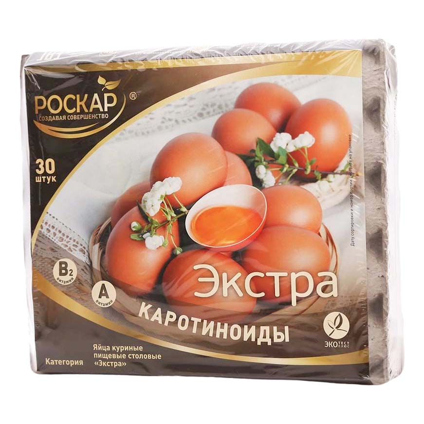 

Яйцо куриное Роскар Экстра С1 30 шт