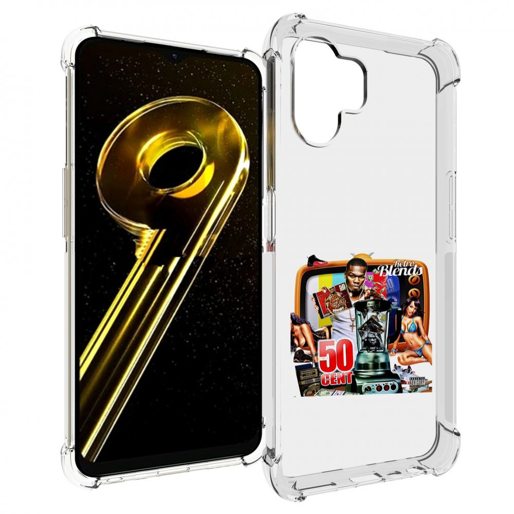

Чехол бампер MyPads 50 Cent - Retro 50 Cent Blends для Realme 10..., Прозрачный, Tocco