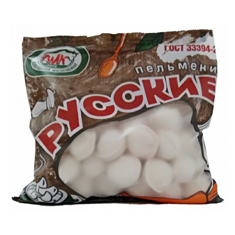 

Пельмени ВМК Русские с говядиной и свининой 450 г