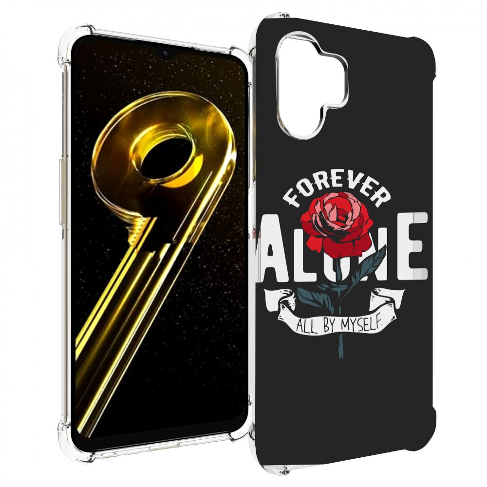 

Чехол бампер MyPads Alone для Realme 10 5G противоударный, Прозрачный, Tocco
