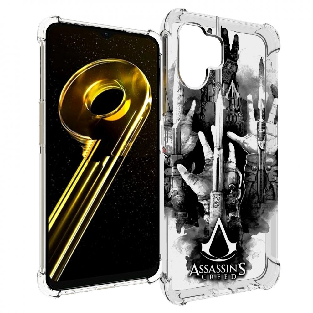 

Чехол бампер MyPads Assassin's Creed скрытый клинок для Realme ..., Прозрачный, Tocco