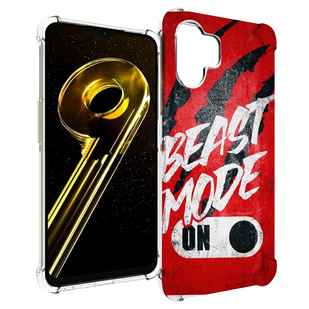 

Чехол бампер MyPads BEAST inside You для Realme 10 5G противоуда..., Прозрачный, Tocco