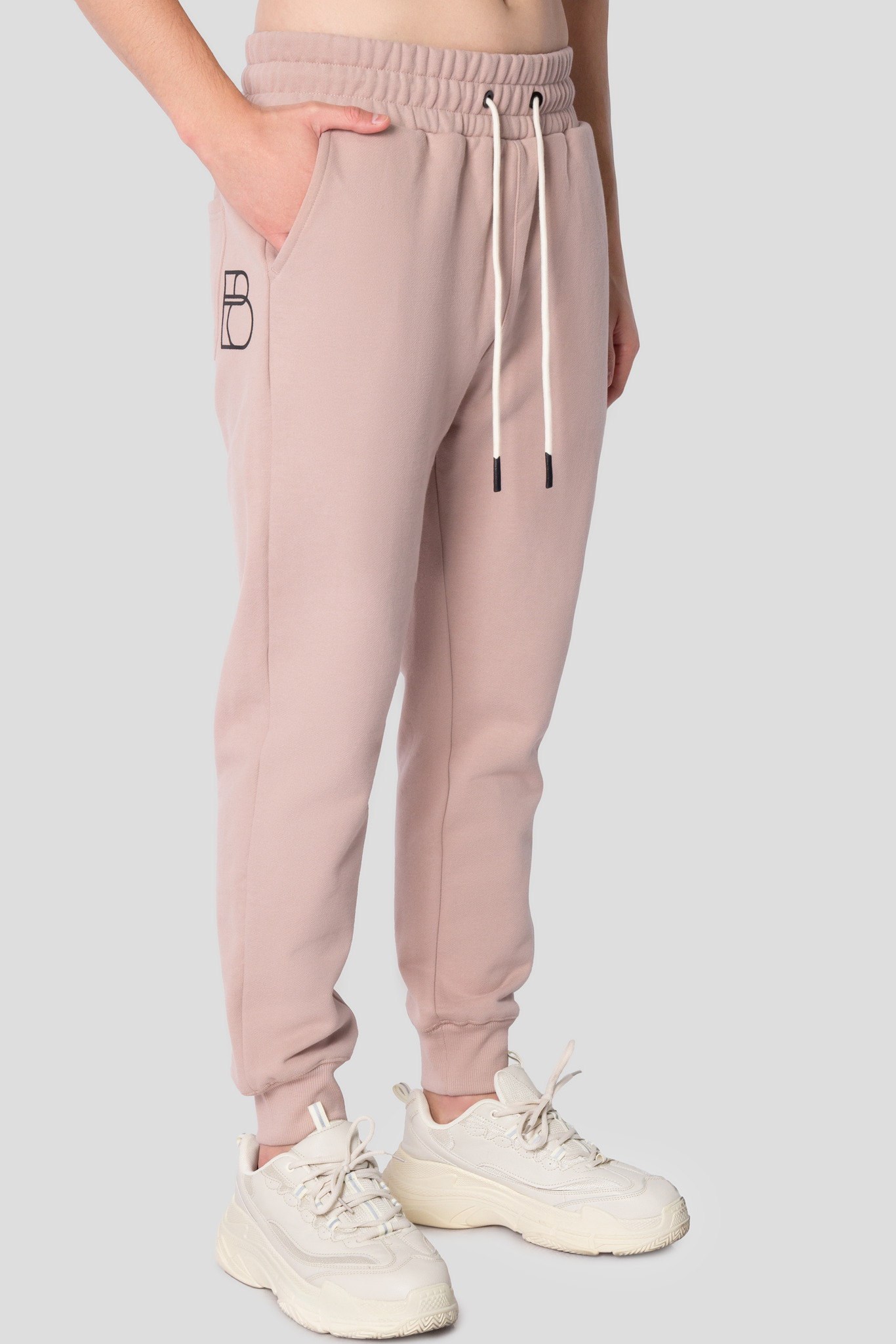 

Спортивные брюки мужские BATSON QR EVERY UNI розовые XL, Розовый, QR EVERY UNI