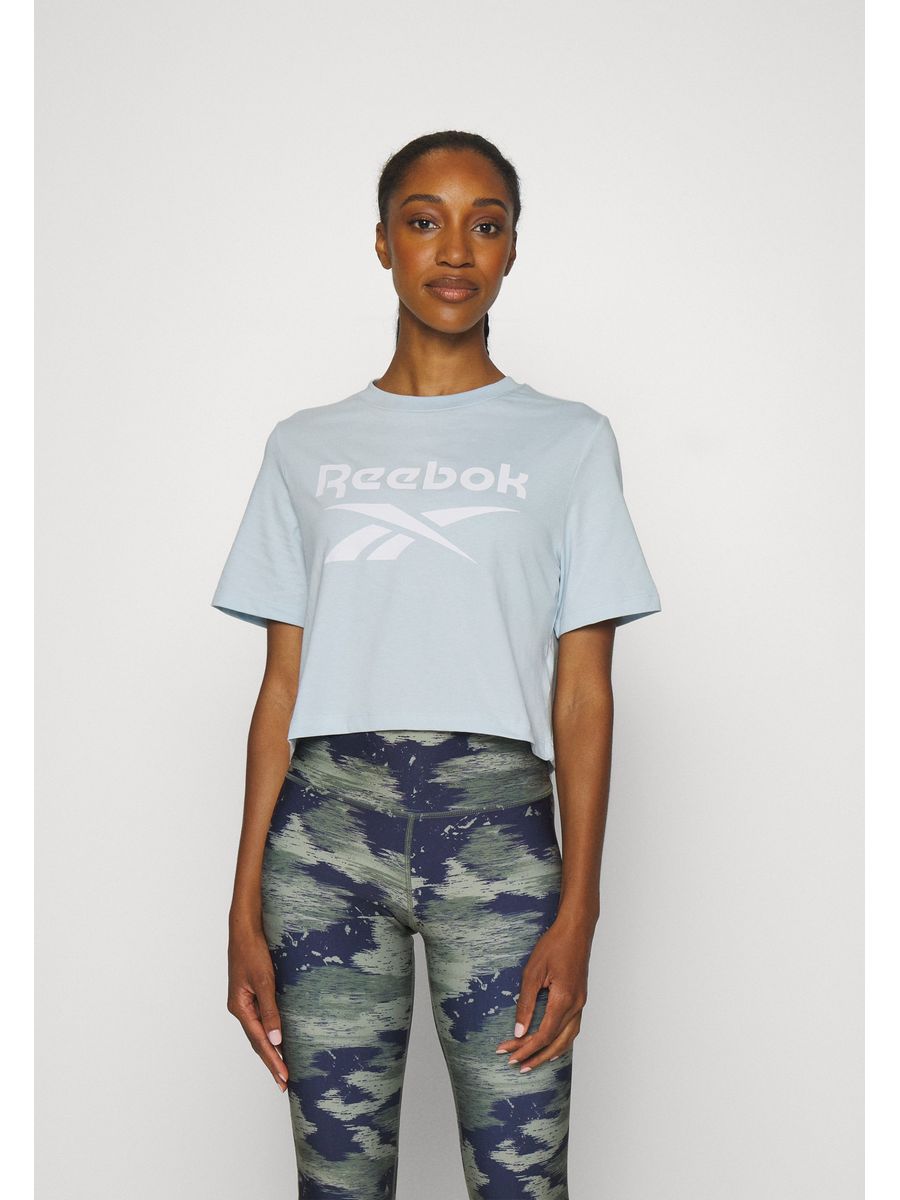 

Футболка женская Reebok RE541D1T7-K11 синяя 46/48, Синий, RE541D1T7-K11