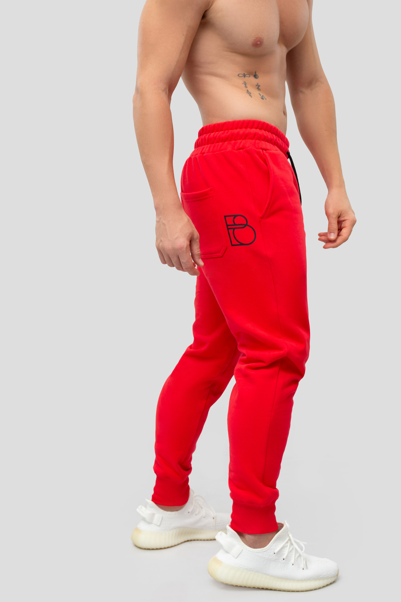 Спортивные брюки мужские BATSON QR EVERY UNI красные XL