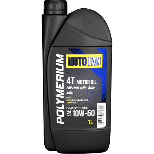 Моторное масло Polymerium Moto-Fan 4T 10W50 1 л