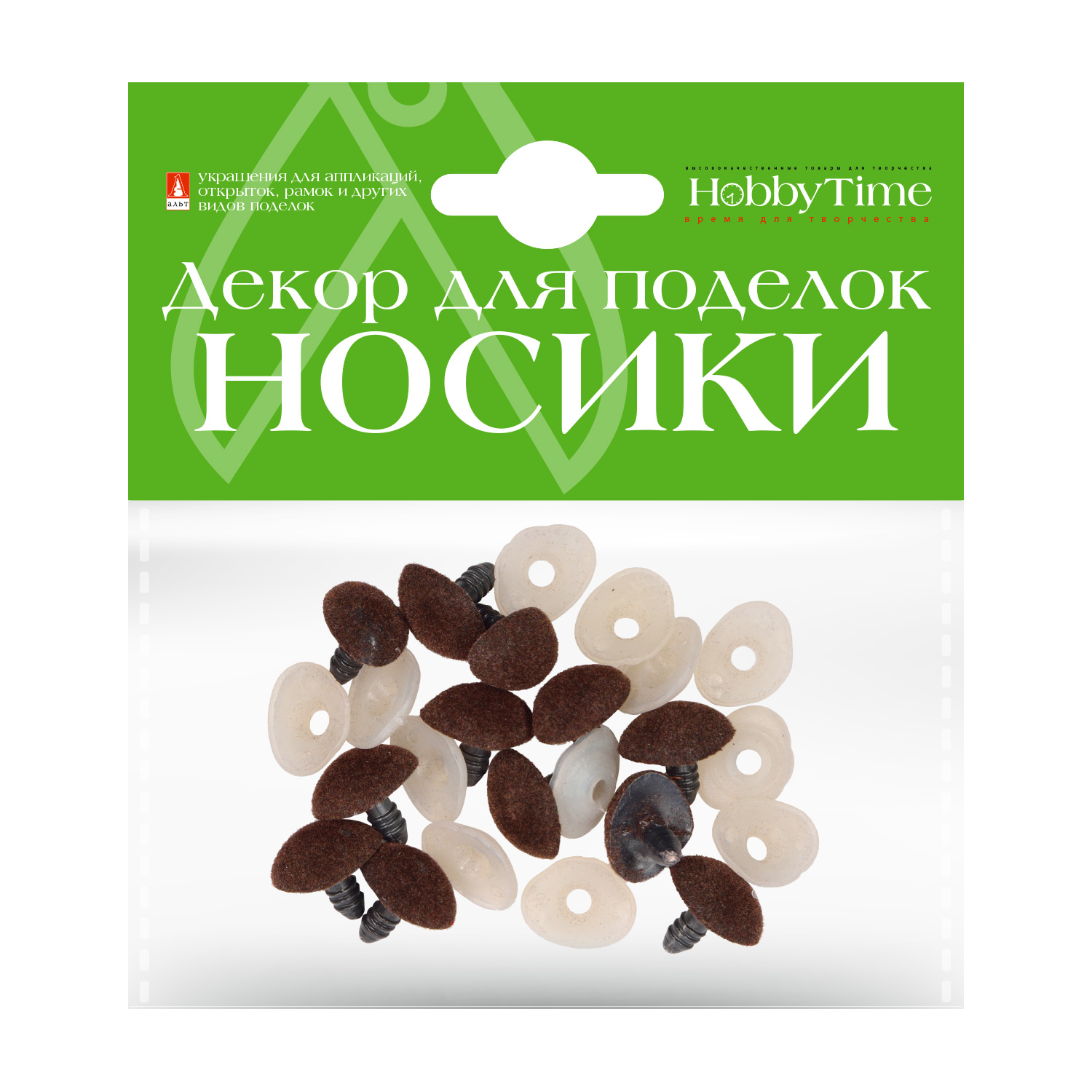 

ДЕКОРАТИВНЫЕ ЭЛЕМЕНТЫ "НОСИКИ" БАРХАТНЫЕ 3 ЦВЕТА 18Х14ММ, Арт. 2-540/03, Разноцветный