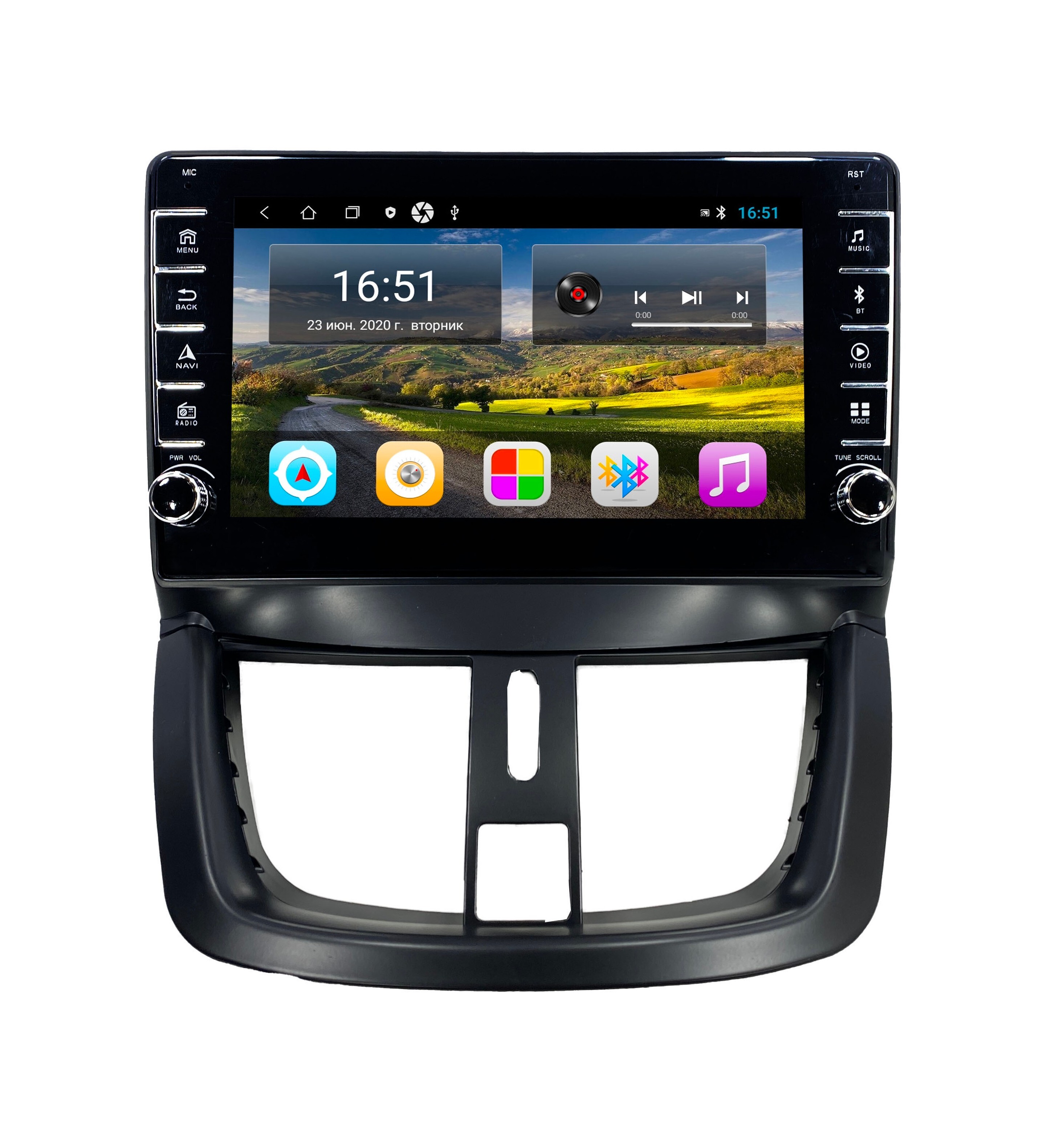 Автомагнитола ANDROID Peugeot 207 2006-2015 Android 12 216GB с крутилками Мультируль 2158000₽