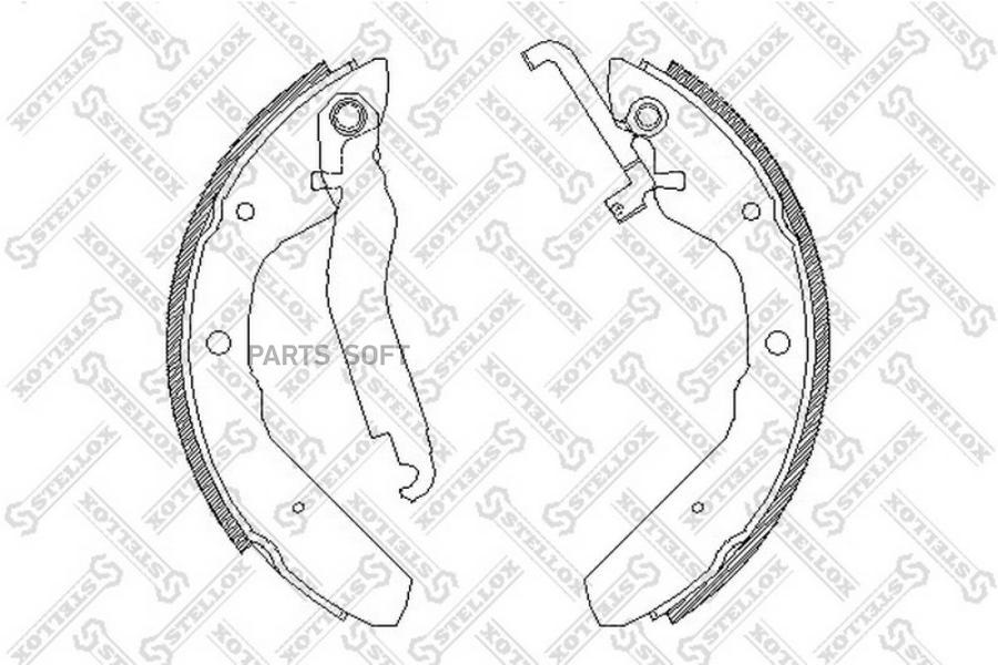 

Тормозные колодки Stellox 414100SX