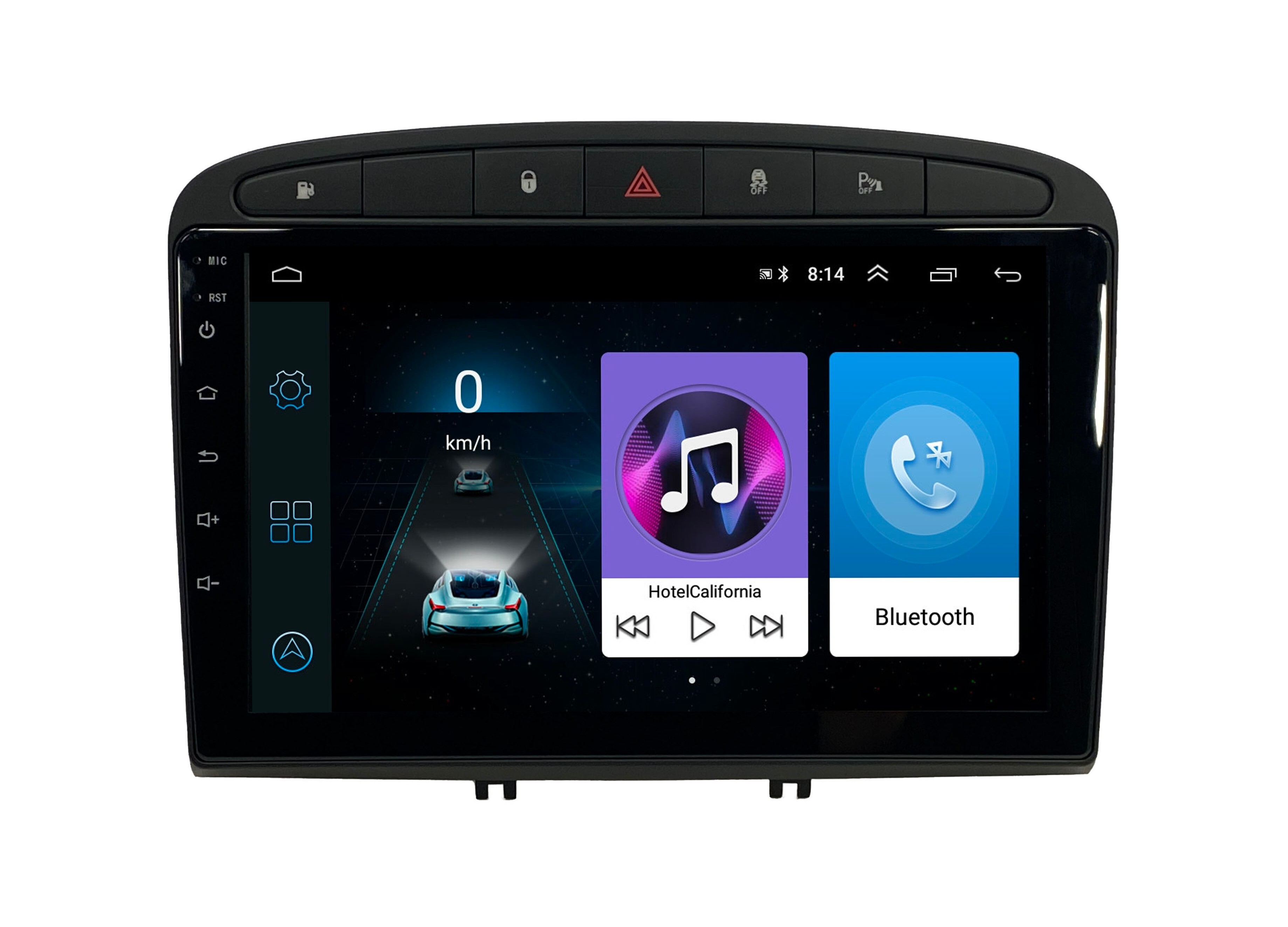 Автомагнитола ANDROID Peugeot 408 2006-2015, Android 12, 8/128GB / Головное устройство / М