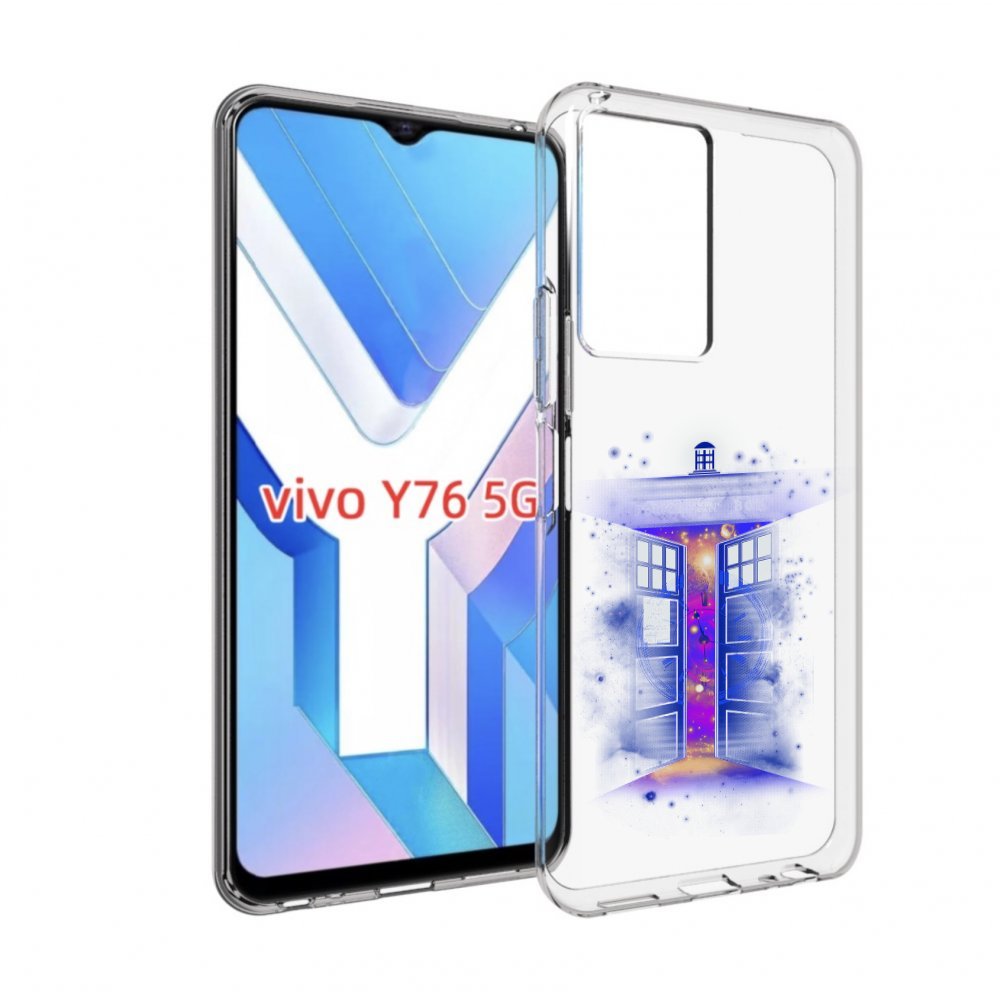 

Чехол MyPads фиолетовый уголок абстракция для Vivo Y76 5G, Прозрачный, Tocco
