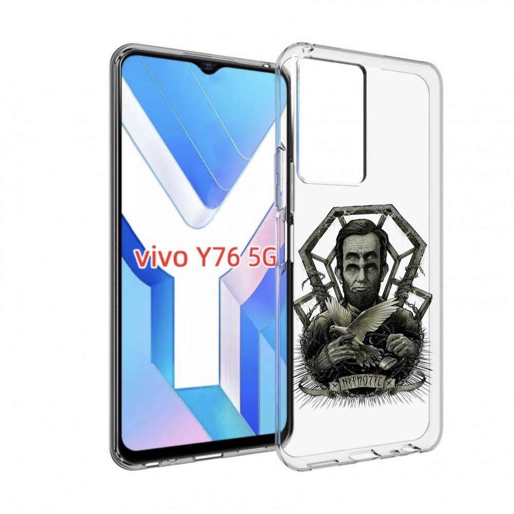 

Чехол MyPads франклин абстракция для Vivo Y76 5G, Прозрачный, Tocco
