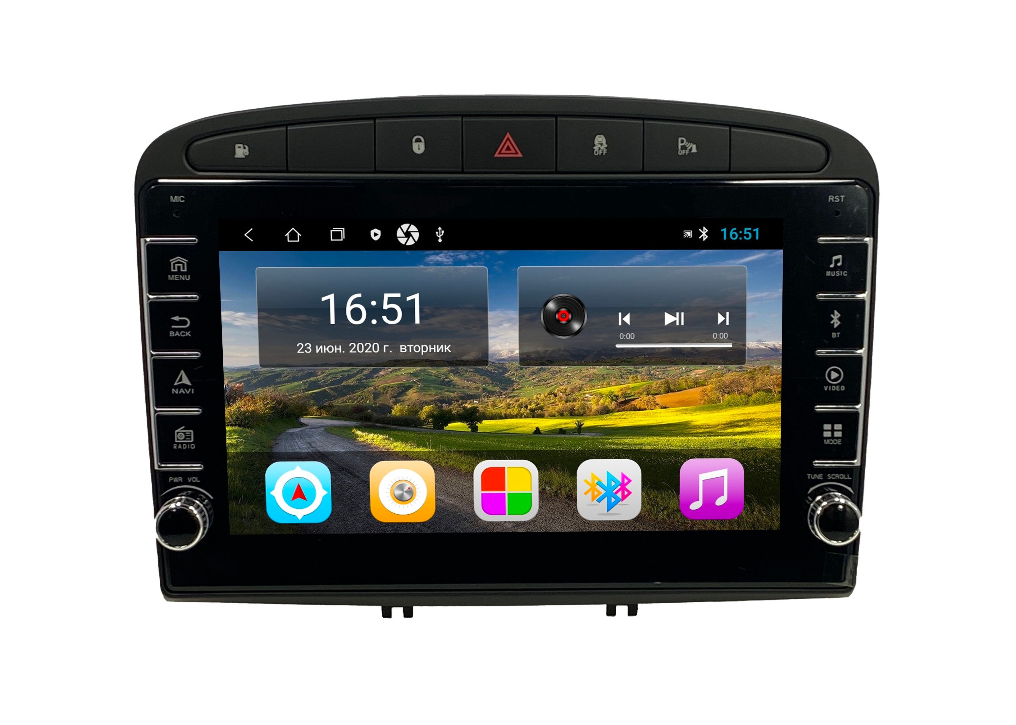 Автомагнитола ANDROID Peugeot 408 2006-2015 Android 12 232GB с крутилками Мультируль 2168800₽