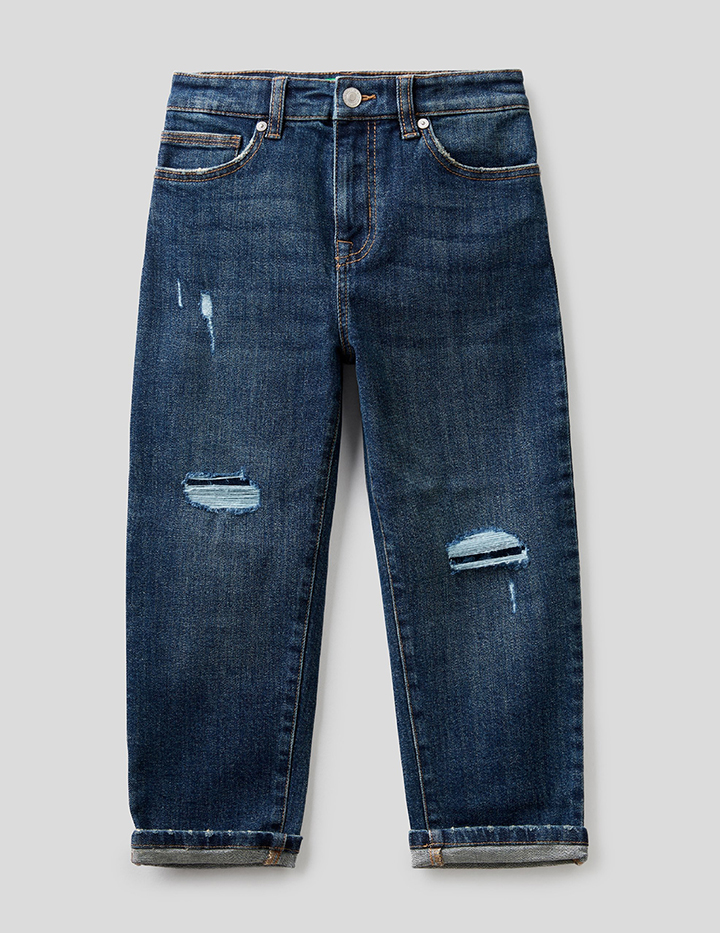 

Джинсы для мальчиков Benetton цв. синий р.110, 21A_4ONT57PL0