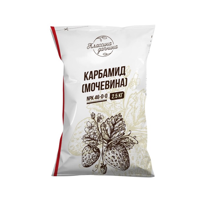 

Удобрение минеральное "Классика дачника", Карбамид, мочевина, 2,5 кг