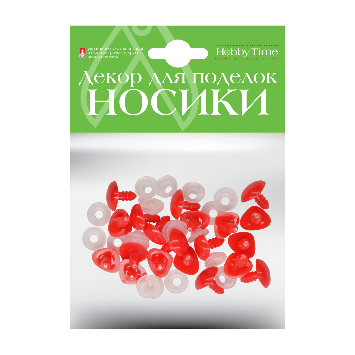 

ДЕКОРАТИВНЫЕ ЭЛЕМЕНТЫ "НОСИКИ" ВИНТОВЫЕ ТРЕУГОЛЬНЫЕ (КРАСНЫЕ) 16х13ММ, Арт. 2-781/14, Разноцветный