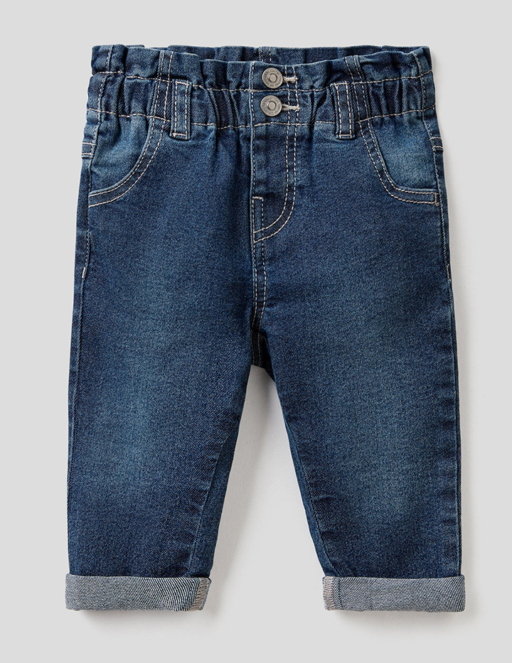 

Джинсы для девочек Benetton цв. синий р.80, 21A_4RW455EV0
