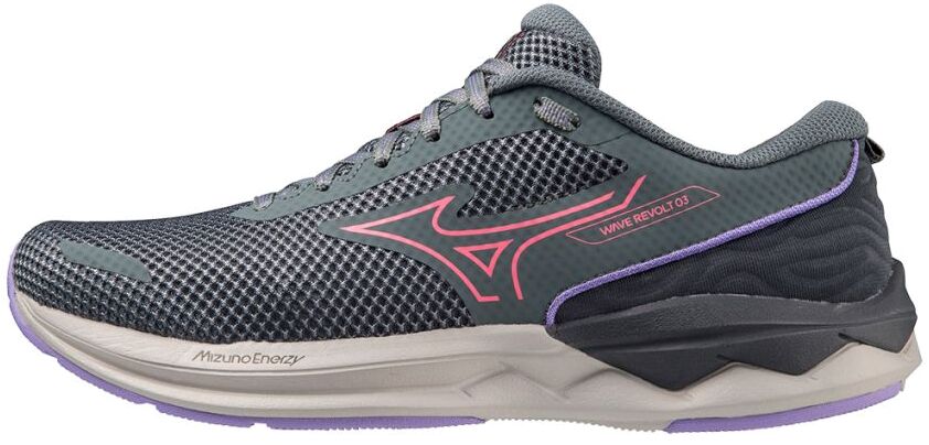 

Кроссовки мужские Mizuno SHOE WAVE REVOLT WOS серые 8 UK, Серый, SHOE WAVE REVOLT WOS