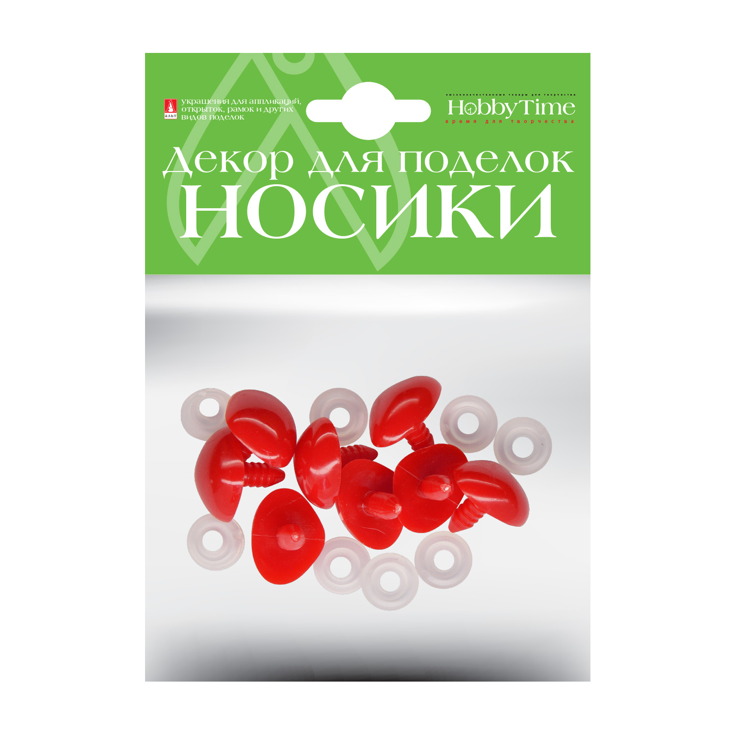 

ДЕКОРАТИВНЫЕ ЭЛЕМЕНТЫ "НОСИКИ" ВИНТОВЫЕ ТРЕУГОЛЬНЫЕ (КРАСНЫЕ) 23Х21ММ, Арт. 2-781/22, Разноцветный